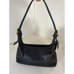Vintage COACH Legacy 9059 Hobo Shoulder Bag Black Leather Made in USA